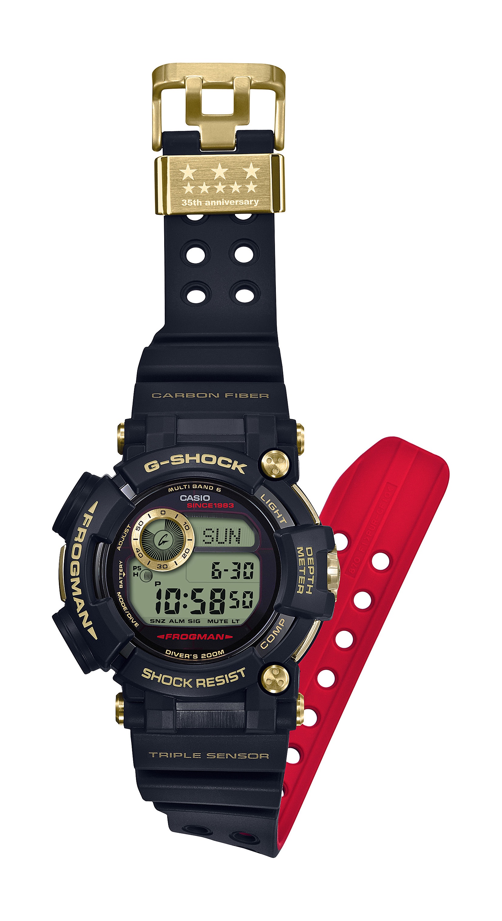 Gold tornado top g shock